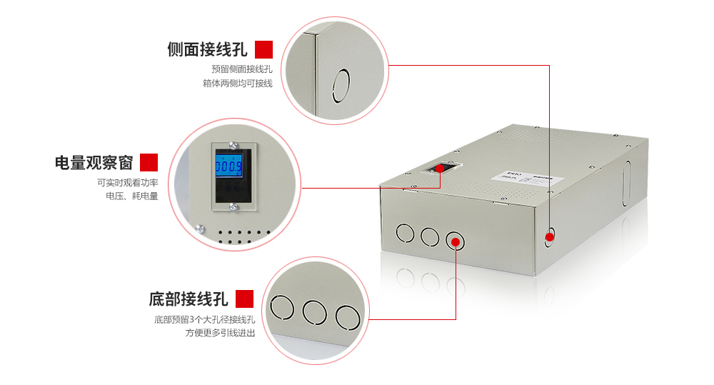 A款地暖電源控制箱外部結(jié)構(gòu)圖